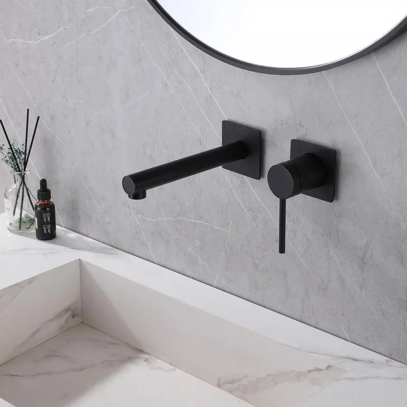 Смеситель для раковины Abber Emotion AF8812B С ВНУТРЕННЕЙ ЧАСТЬЮ, черный Sancos — официальный сайт