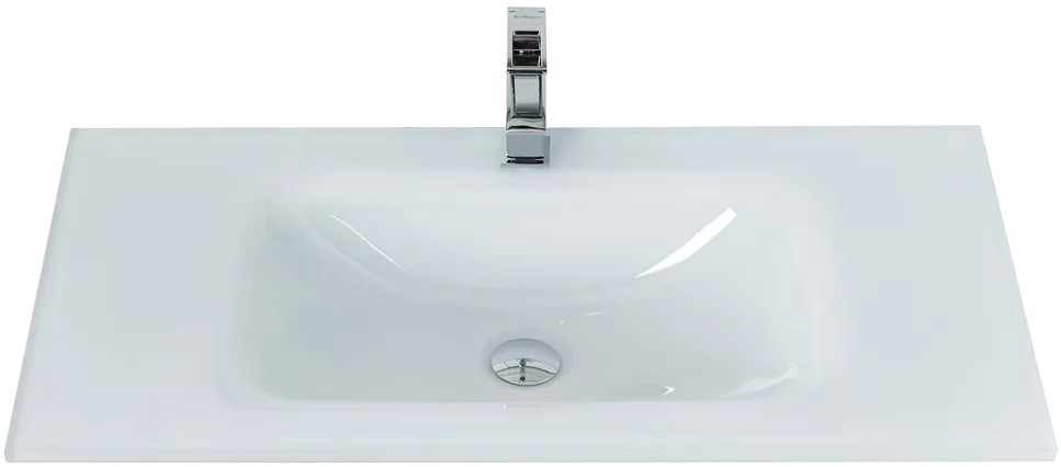 Мебельная раковина BelBagno BB1010/465-LV-VTR-BL белая Sancos — официальный сайт