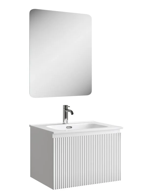 Тумба под раковину Sancos Snob R 1.0 60 подвесная Bianco (белый), SNR1.060W Sancos — официальный сайт
