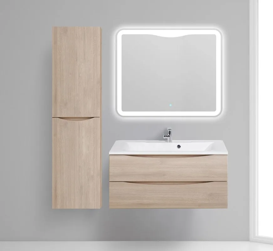 Шкаф-пенал для ванной BelBagno Fly -Marino R rovere grigio Sancos — официальный сайт
