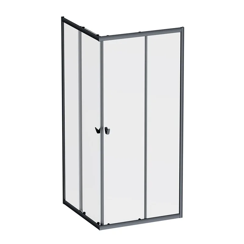 Душевой уголок AM.PM Sunny W87G-403-9090-BT 90x90 см, черный матовый Sancos — официальный сайт