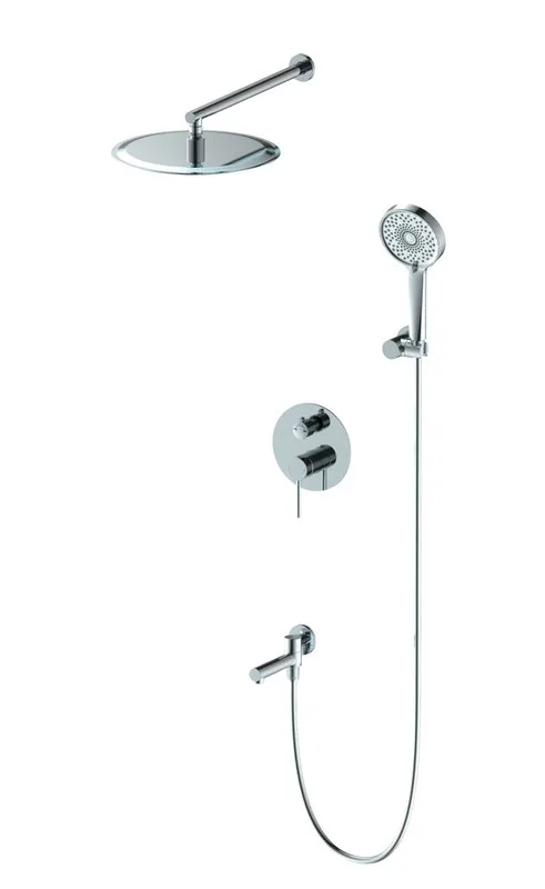 Душевой комплект Wonzon & Woghand WW-88939017-CR, С ВНУТРЕННЕЙ ЧАСТЬЮ, хром Sancos — официальный сайт