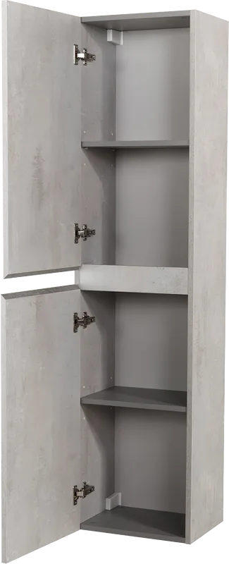 Шкаф-пенал для ванной Cezares Molveno Beton серый, универсальный Sancos — официальный сайт