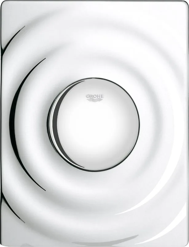 Кнопка смыва Grohe Surf 38574000, хром Sancos — официальный сайт