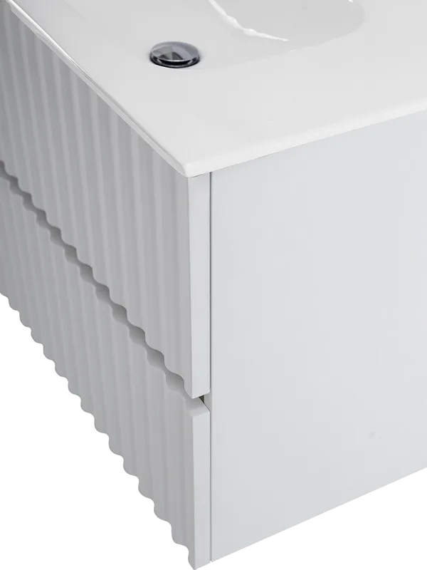 Тумба под раковину без столешницы Art&Max Elegant 80 подвесная, белая матовая Sancos — официальный сайт