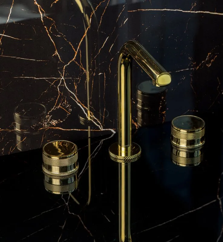 Смеситель для раковины Boheme Prestige 152-G-PR золото Sancos — официальный сайт