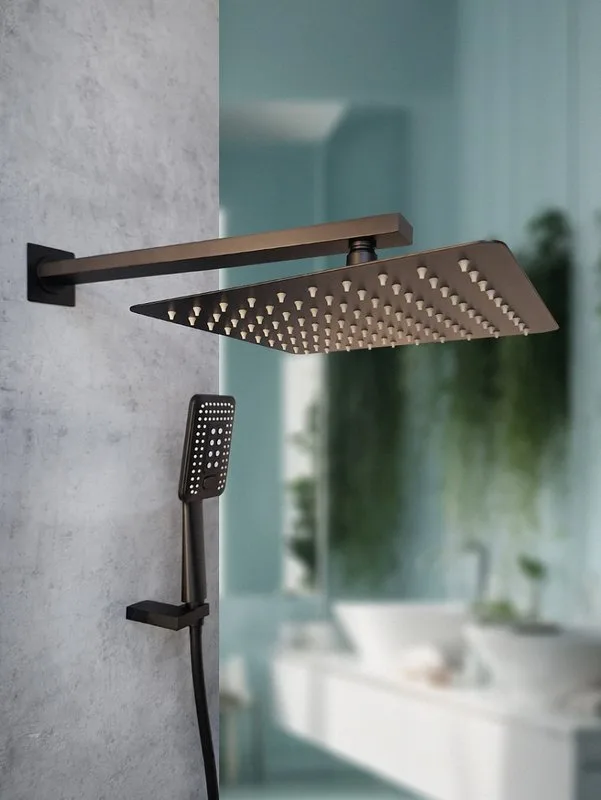 Душевой комплект AltroBagno Lamberto 040105 NeOp, С ВНУТРЕННЕЙ ЧАСТЬЮ, матовый черный Sancos — официальный сайт
