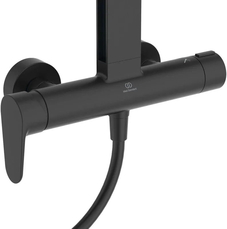 Душевая стойка Ideal Standard Alu+ BD584XG, silk black Sancos — официальный сайт