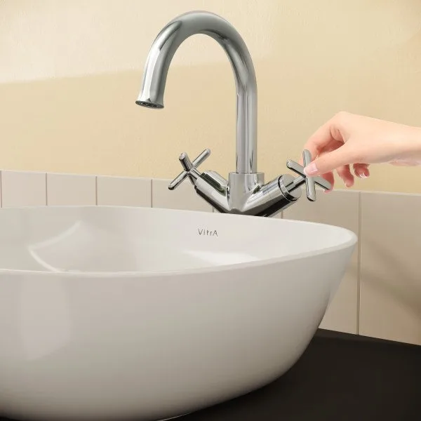 Смеситель для раковины VitrA Origin Classic A42886 хром Sancos — официальный сайт