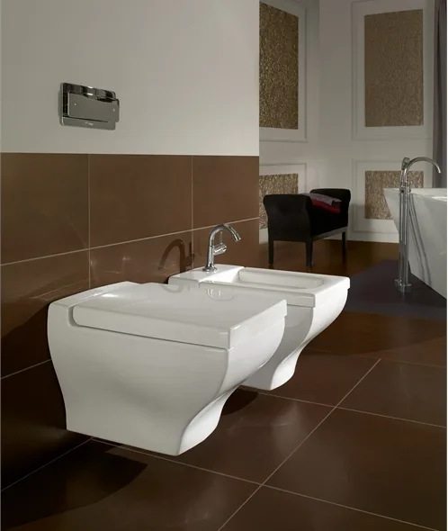 Сиденье для биде Villeroy & Boch La Belle 9M14 00 R2 star white, Ceramicplus Sancos — официальный сайт
