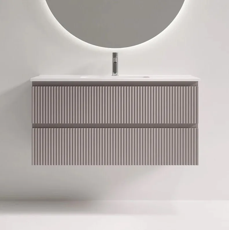 Тумба под раковину Sancos Snob R 100 подвесная Doha soft (пыльная роза), SNR100/39SM Sancos — официальный сайт